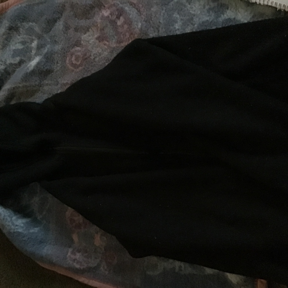 Black winter sweater